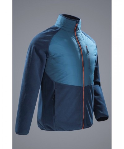 Ultra Endeavour Mens Insulated Fleece Jacket Blue $26.00 Fleece