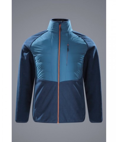 Ultra Endeavour Mens Insulated Fleece Jacket Blue $26.00 Fleece