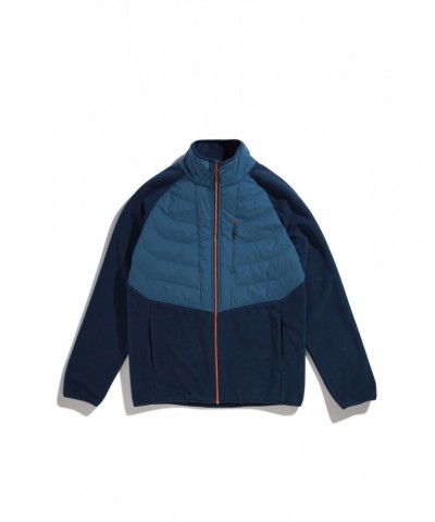 Ultra Endeavour Mens Insulated Fleece Jacket Blue $26.00 Fleece