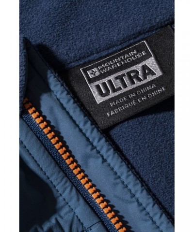 Ultra Endeavour Mens Insulated Fleece Jacket Blue $26.00 Fleece