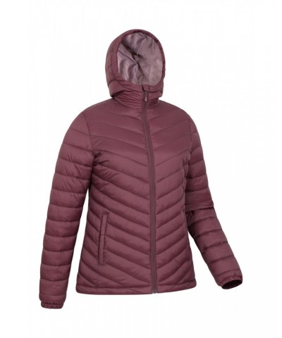 Seasons Womens Insulated Jacket Dark Purple $36.39 Jackets