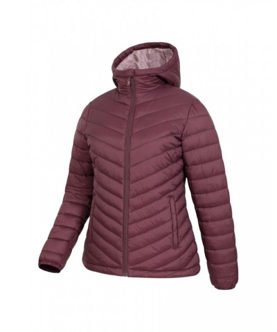 Seasons Womens Insulated Jacket Dark Purple $36.39 Jackets