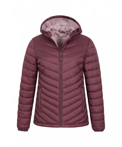 Seasons Womens Insulated Jacket Dark Purple $36.39 Jackets