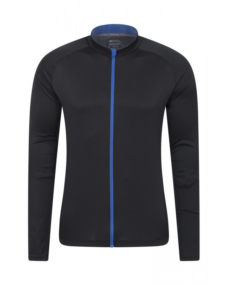 Roubaix Mens Cycling Jersey Black $15.84 Active