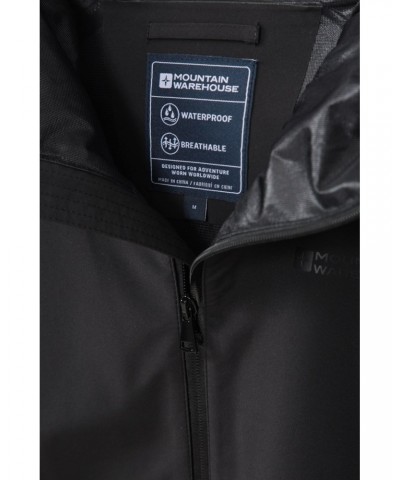 Horizon Mens 3 Layer Waterproof Jacket Black $37.60 Jackets