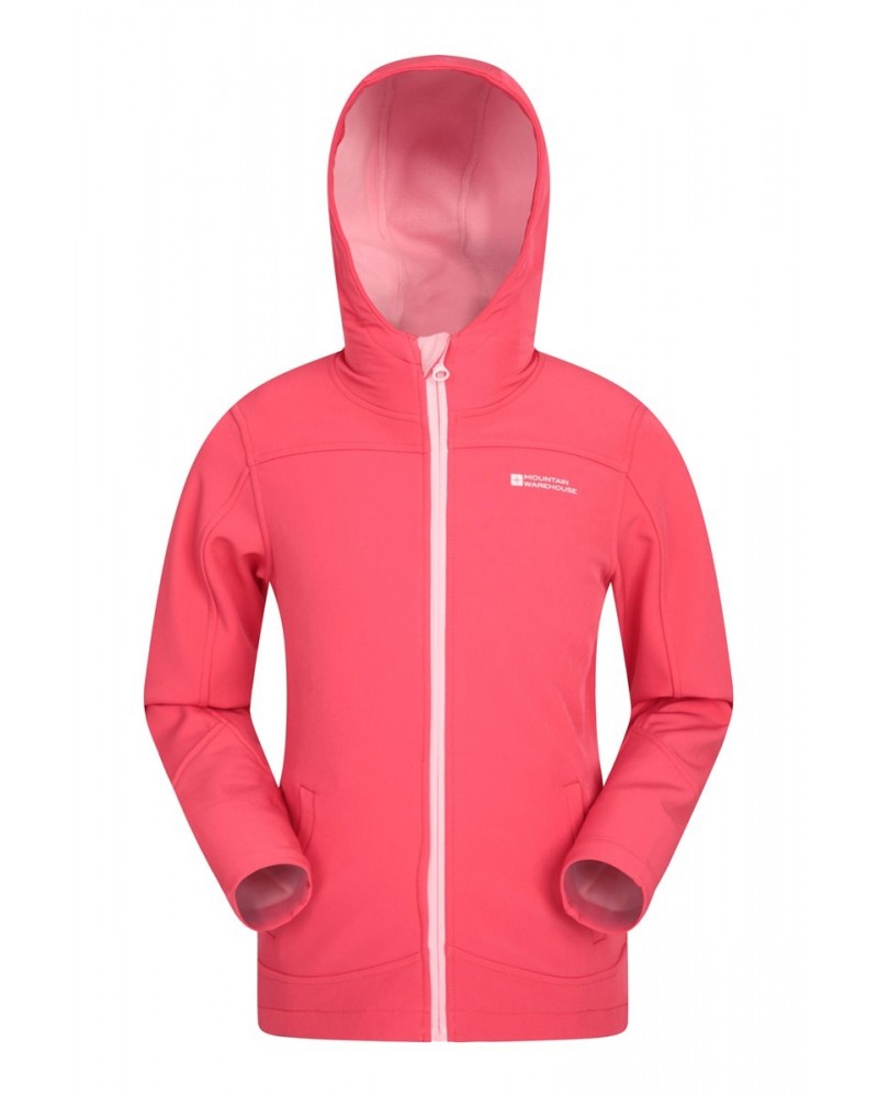 Exodus Kids Water Resistant Softshell Pink $19.46 Jackets