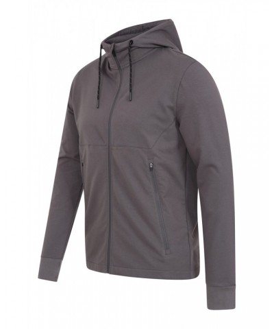 Race II Mens Full-Zip Hoodie Grey $18.14 Tops