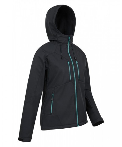 Helsinki Womens Recycled Softshell Jacket Black $23.65 Active