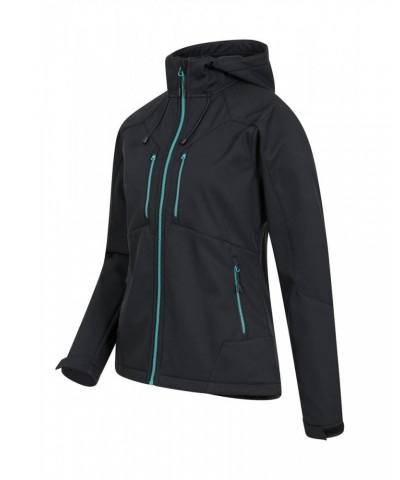 Helsinki Womens Recycled Softshell Jacket Black $23.65 Active