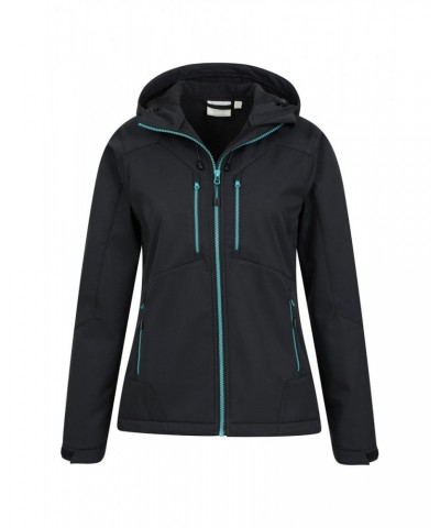 Helsinki Womens Recycled Softshell Jacket Black $23.65 Active