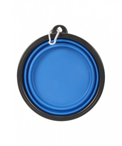 Folding Bowl With Karabiner - 1000ml Blue $7.79 Pets