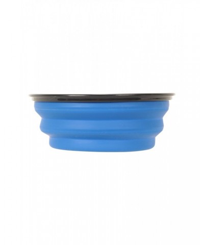 Folding Bowl With Karabiner - 1000ml Blue $7.79 Pets