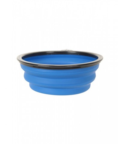 Folding Bowl With Karabiner - 1000ml Blue $7.79 Pets