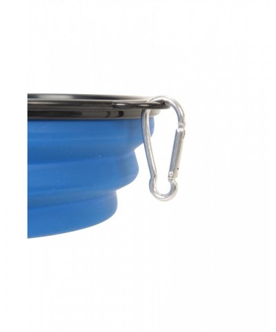 Folding Bowl With Karabiner - 1000ml Blue $7.79 Pets