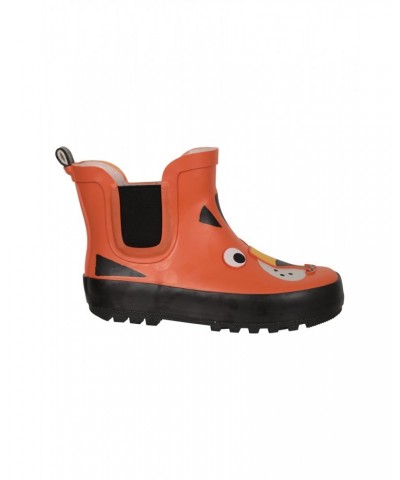 Kids Short Character Rain Boots Orange $15.11 Footwear