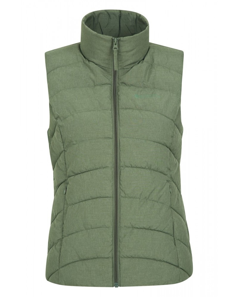 Opal Womens Insulated Vest Khaki $28.99 Jackets