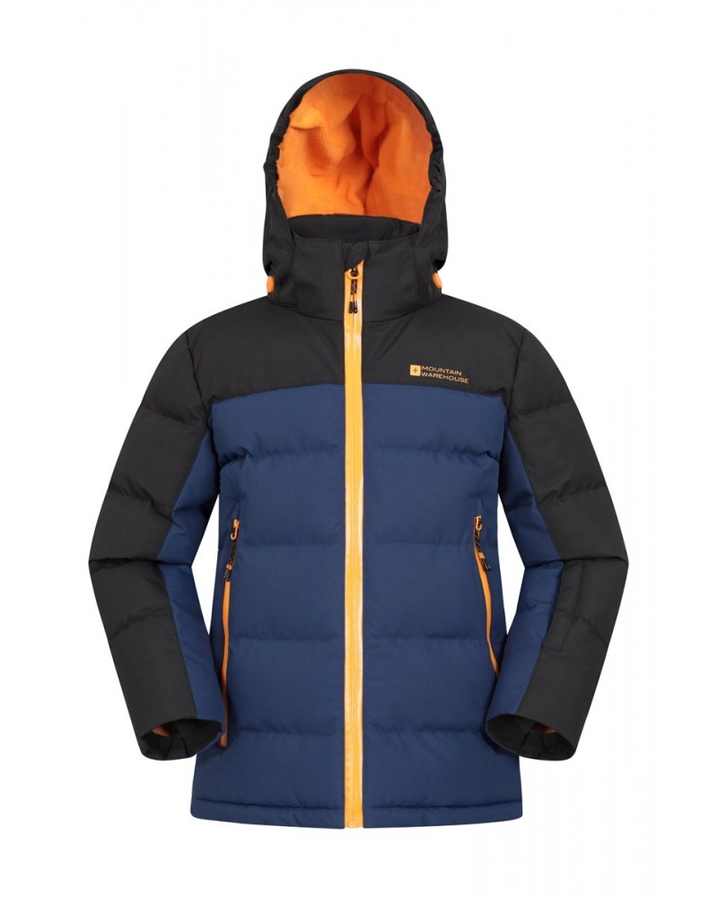 Insulated Contrast II Kids Ski Jacket Navy $35.20 Jackets