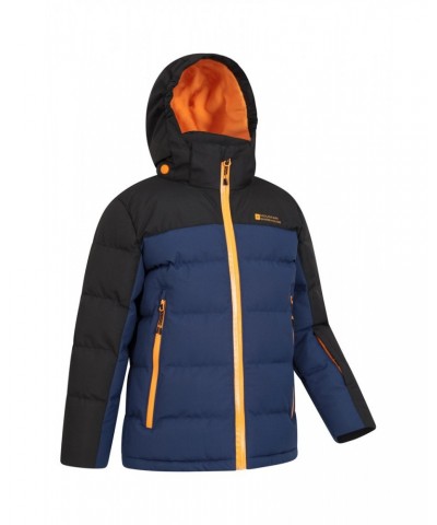 Insulated Contrast II Kids Ski Jacket Navy $35.20 Jackets