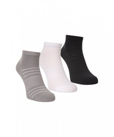 Mens Arch Support Sneaker Socks 3-Pack Black $9.71 Accessories