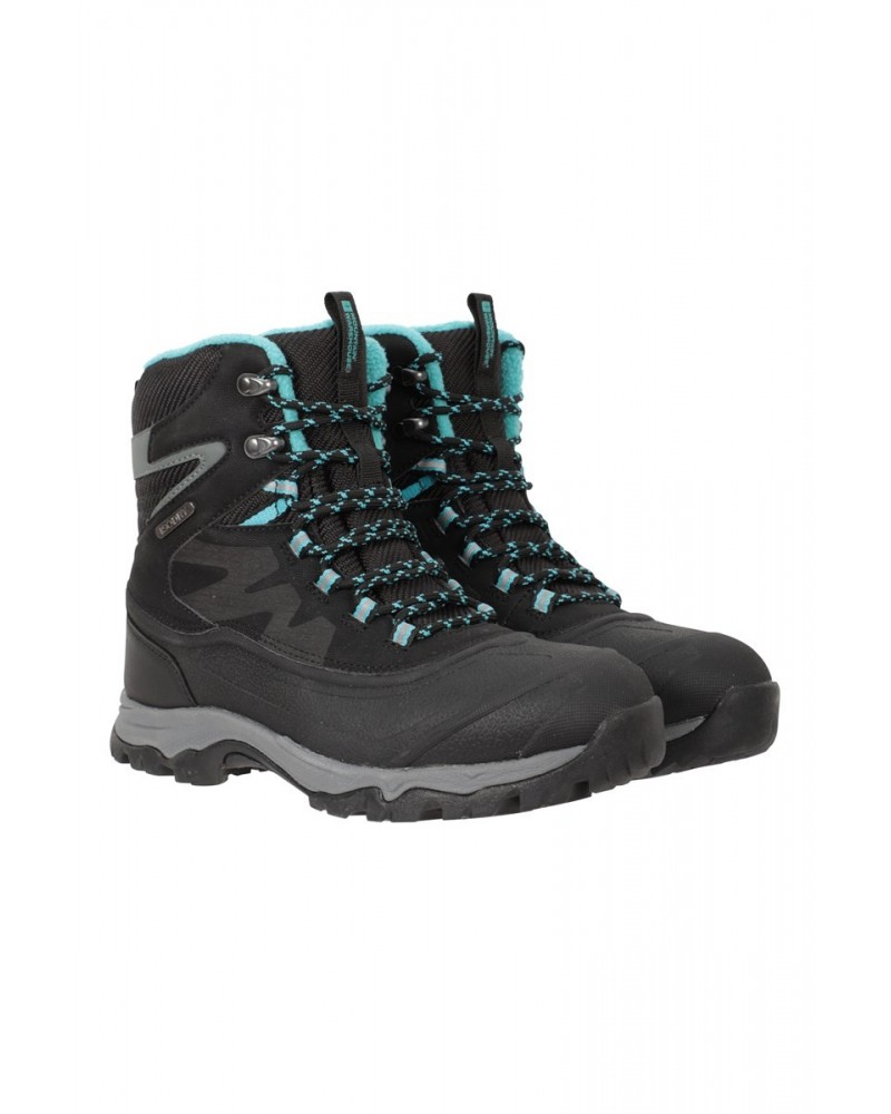 Ultra Piste Basher II Womens Waterproof Snow Boots Black $45.00 Footwear