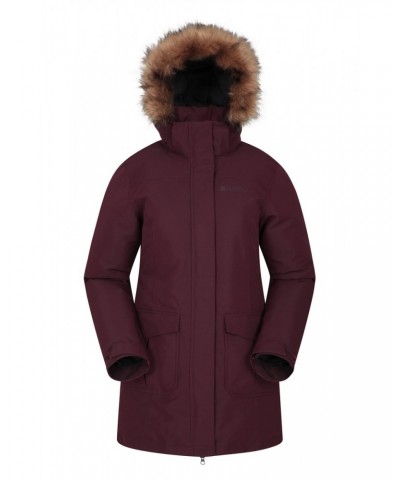 Tarka II Womens Long Insulated Waterproof Jacket Burgundy $36.00 Jackets