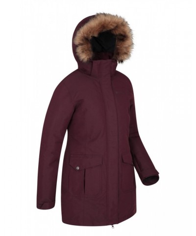 Tarka II Womens Long Insulated Waterproof Jacket Burgundy $36.00 Jackets