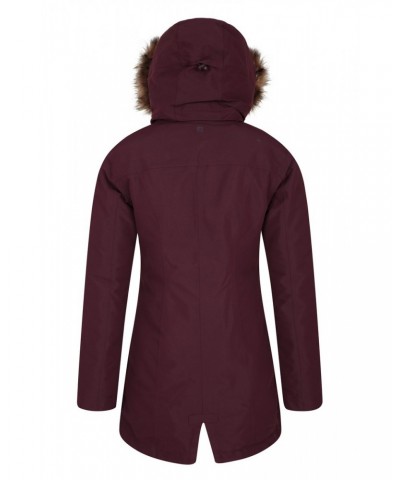 Tarka II Womens Long Insulated Waterproof Jacket Burgundy $36.00 Jackets