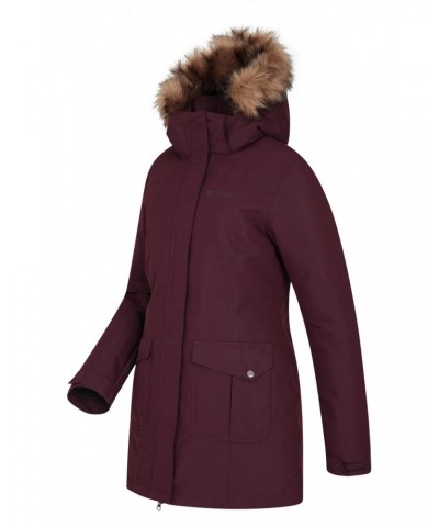 Tarka II Womens Long Insulated Waterproof Jacket Burgundy $36.00 Jackets