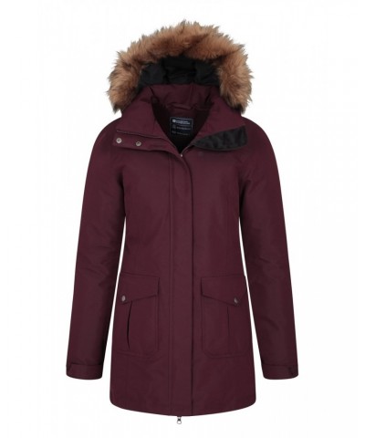 Tarka II Womens Long Insulated Waterproof Jacket Burgundy $36.00 Jackets