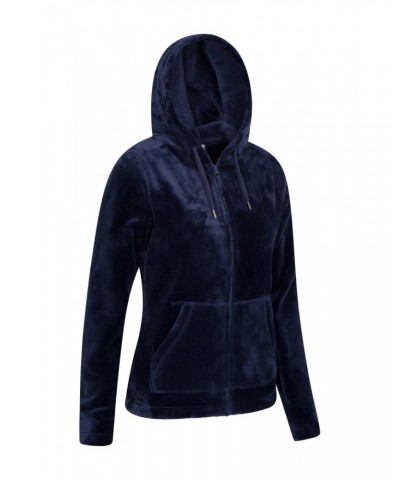 Snaggle Womens Hooded Fleece Navy $15.36 Loungewear