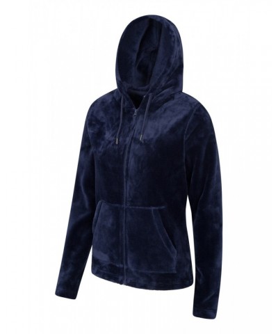 Snaggle Womens Hooded Fleece Navy $15.36 Loungewear