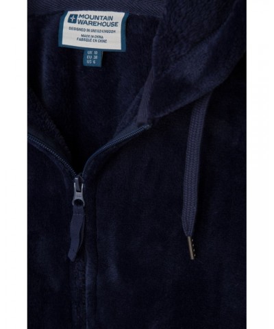 Snaggle Womens Hooded Fleece Navy $15.36 Loungewear