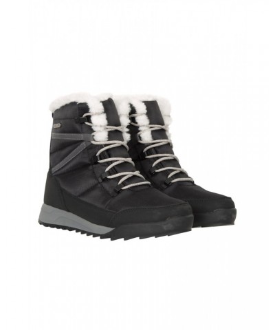 Leisure II Womens Snow Boots Jet Black $36.75 Footwear