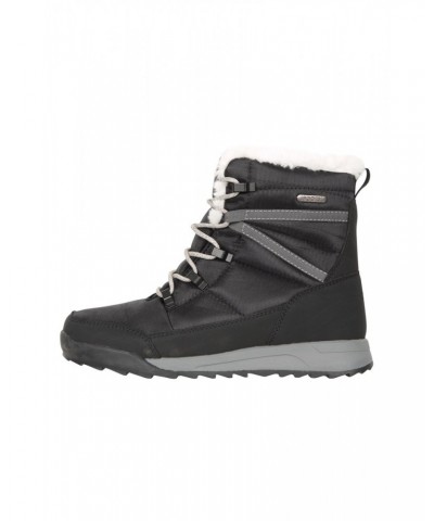 Leisure II Womens Snow Boots Jet Black $36.75 Footwear