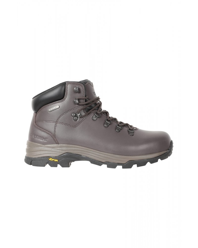 Skye Mens Waterproof Vibram Hiking Boots Tan $40.30 Footwear