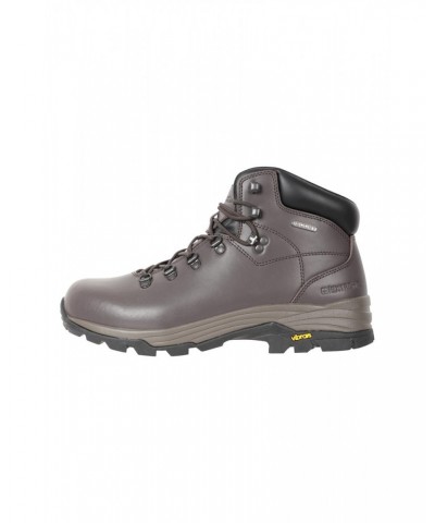 Skye Mens Waterproof Vibram Hiking Boots Tan $40.30 Footwear