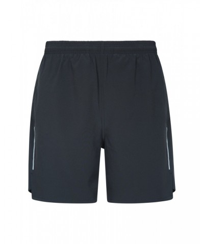 Motion Mens 2 in 1 Active Shorts Black $22.56 Pants