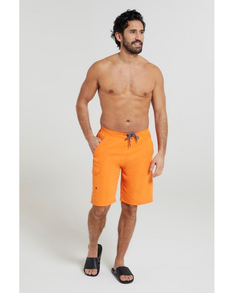 Ocean Mens Boardshorts Orange $13.53 Pants