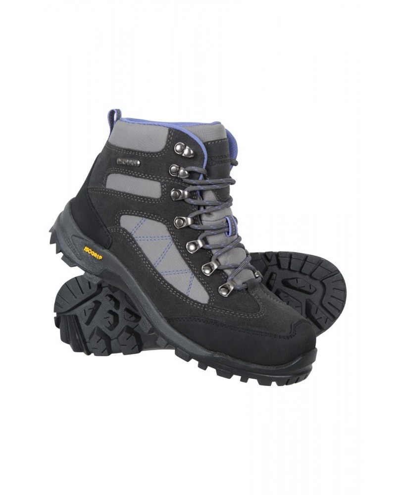 Extreme Storm Womens Waterproof IsoGrip Boots Grey $30.60 Footwear