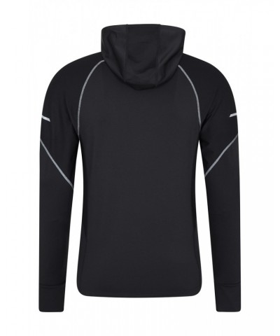 Control Mens Reflective Running Hoodie Black $15.20 Tops