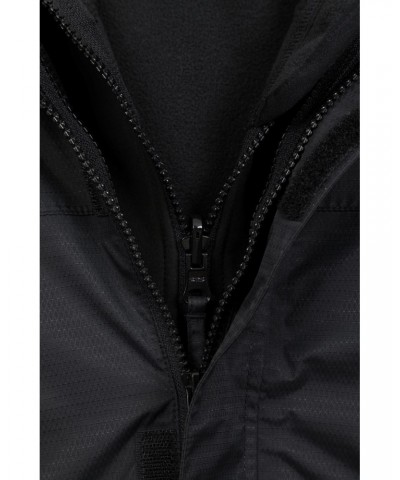 Bracken Extreme 3 in 1 Kids Waterproof Jacket Black $40.00 Jackets