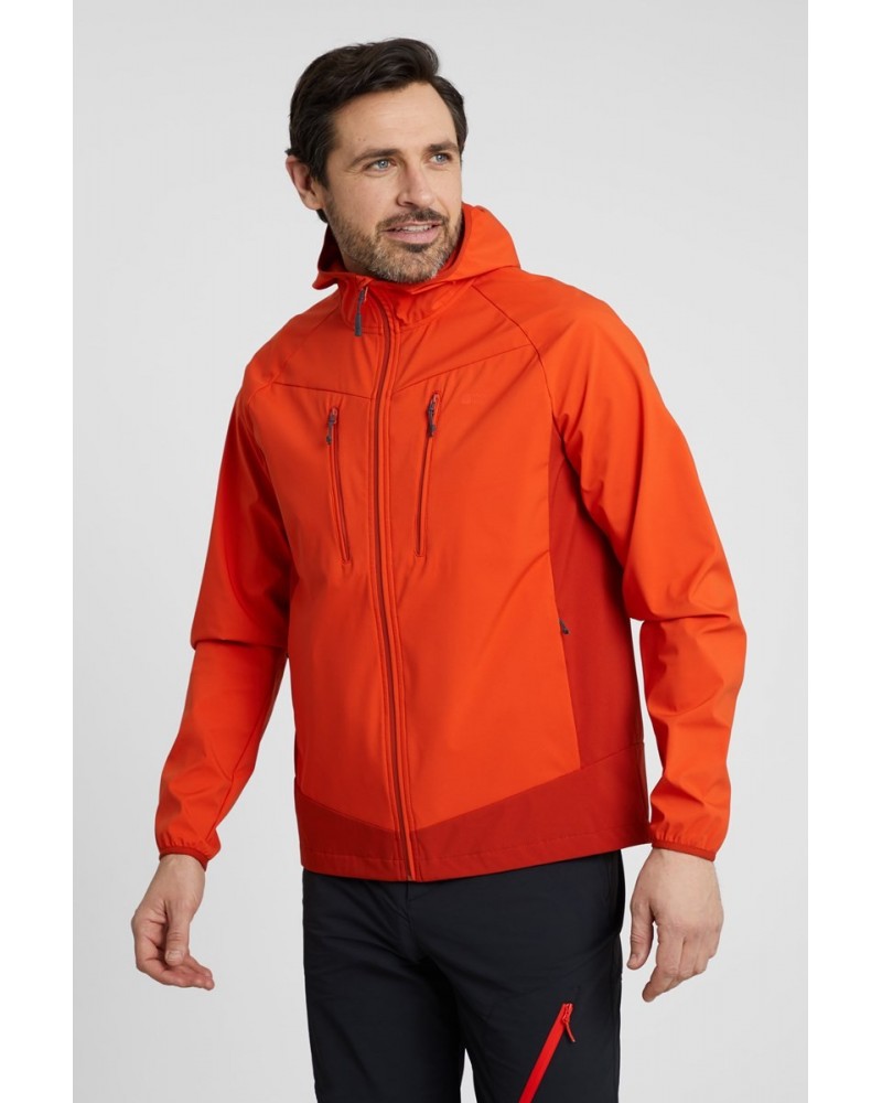 Ambit Mens Lightweight Softshell Jacket Orange $27.83 Jackets