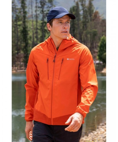 Ambit Mens Lightweight Softshell Jacket Orange $27.83 Jackets