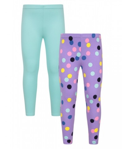 Patterned Casual Kids Leggings Multipack Lilac $11.59 Active