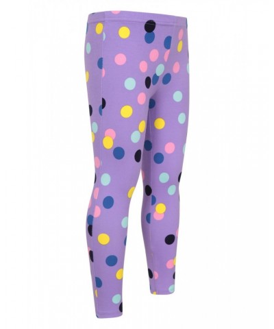 Patterned Casual Kids Leggings Multipack Lilac $11.59 Active