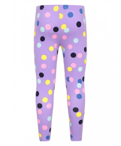 Patterned Casual Kids Leggings Multipack Lilac $11.59 Active