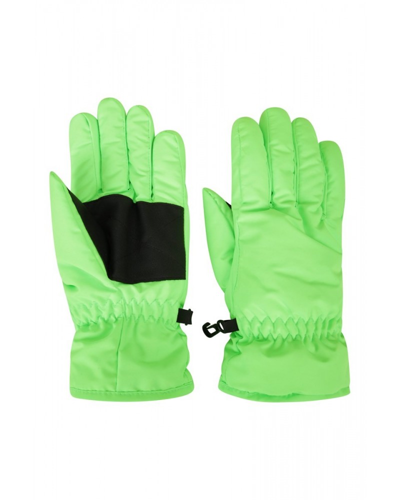 Kids Ski Gloves Lime $10.00 Accessories