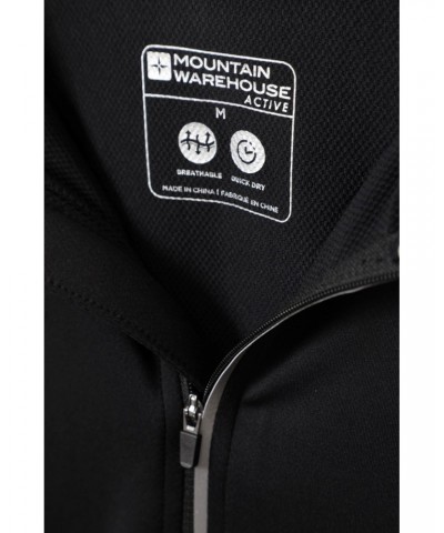 Control Mens Full-Zip Midlayer Black $15.00 Active