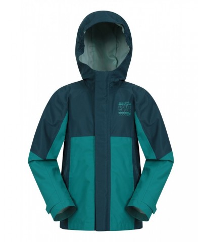 Steve Backshall Explore Kids Waterproof Jacket Teal $41.65 Jackets