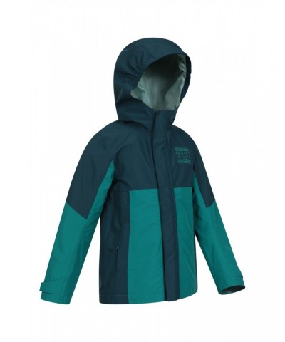 Steve Backshall Explore Kids Waterproof Jacket Teal $41.65 Jackets